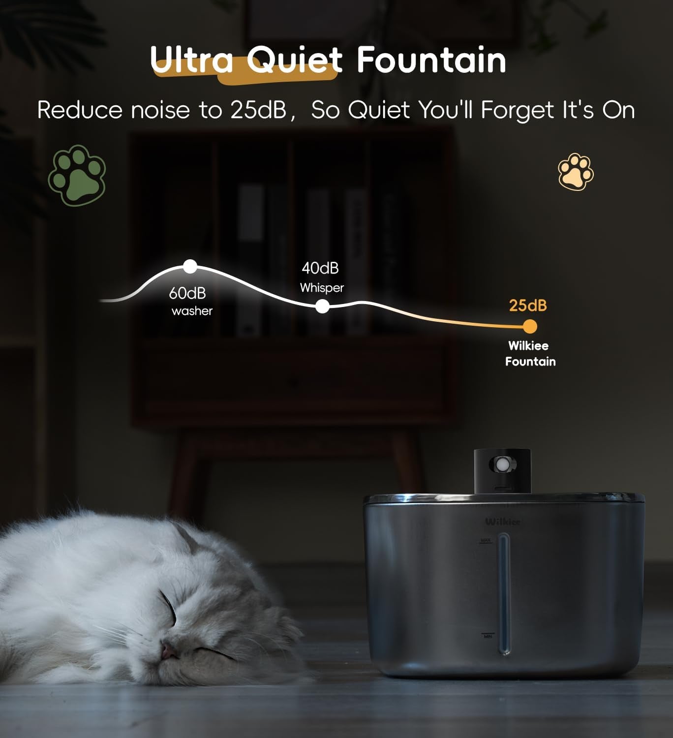 cat-water-fountain-stainless-steel-138fl-oz-4-1l-cordless-cat-fountain-wireless-pet-fountain-4000mah-battery-indoor-triple-water-modes-25-db-ultra-quiet