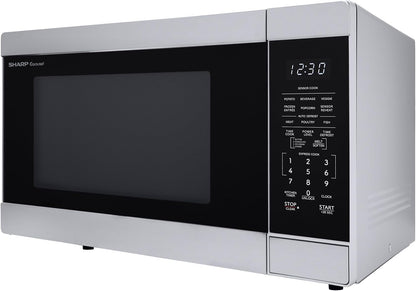 SMC1662KS 1.6 Cu. Ft. 1100W Stainless Steel Countertop Microwave Oven | 1100 Watt, Removable 13.6" Carousel Turntable12