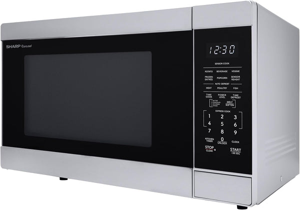SMC1662KS 1.6 Cu. Ft. 1100W Stainless Steel Countertop Microwave Oven | 1100 Watt, Removable 13.6" Carousel Turntable12