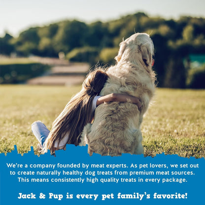 Jack & Pup Beef Knuckle Bones for Dogs, Natural Dog Knuckle Bones for Large Dogs – Savory Smoked Beef Flavor - 1 Pack6