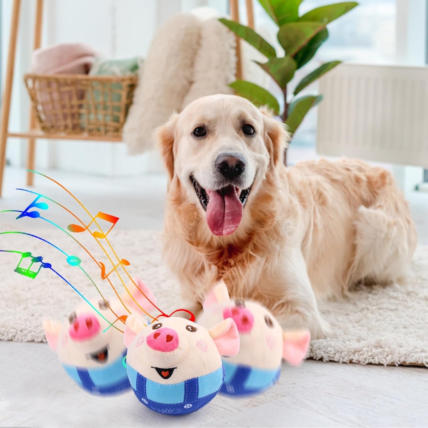 baborui-interactive-dog-toys-pig-jumping-squeaky-dog-toys-with-recording-and-music-modes-rechargeable-moving-dog-chew-toys-for-small-medium-large-dogs-to-keep-them-busyblue-pig