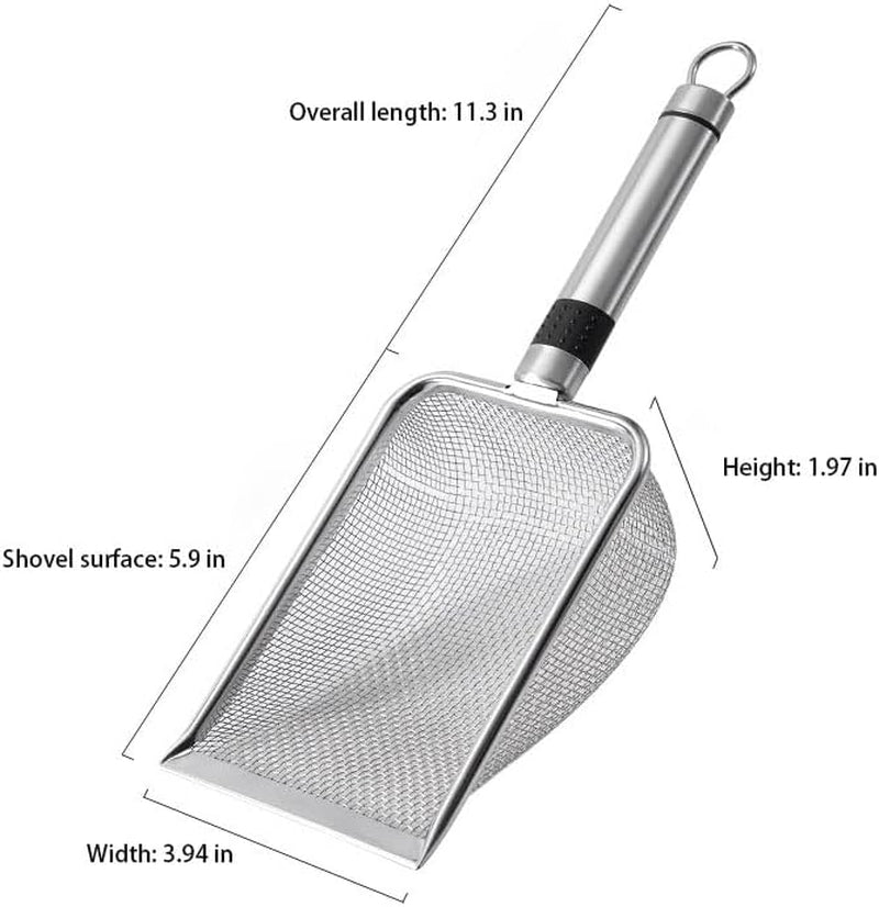 stainless-steel-cat-litter-scoop-anti-stick-litter-shovel-with-hook-rust-proof-heavy-duty-cat-litter-scooper-for-clumping-litter-easy-to-clean-store