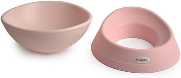 Ibard Dual Purpose Slanted Dog Cat Food Bowl Cat Dish Dog Bowl Pet Sterile Tableware Pet Feeding Watering Supplies (Light Pink)2