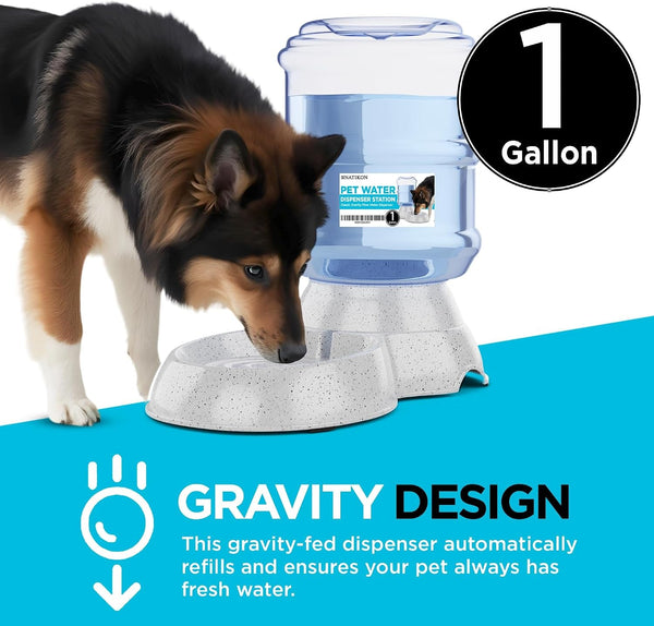 Automatic Pet Waterer Dispenser with Bpa-Free Design – 1 Gallon Capacity, Convenient Waterer Solution Ideal for Dogs and Cats Small and Large Pets7