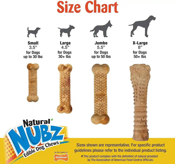 Nylabone Nubz Wild Natural Dog Treats, Bison Flavor, Small, 12 Count | Long Lasting Dog Chews, Made in USA, Limited Ingredients, Highly Digestible, Dog Dental Treats for Small Dogs up to 30 Lbs4
