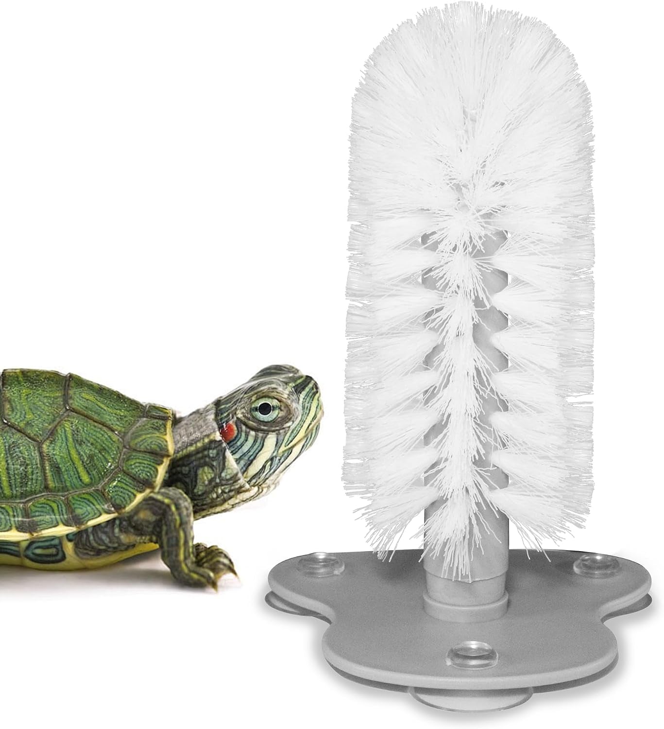 turtle-brush-with-suction-cup-for-tank-three-high-suction-power-suction-cup-turtle-shell-cleaning-brush-white