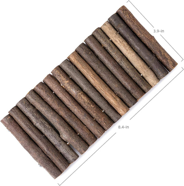 Niteangel Wooden Ladder Bridge, Hamster Mouse Rat Rodents Toy, Small Animal Chew Toy4