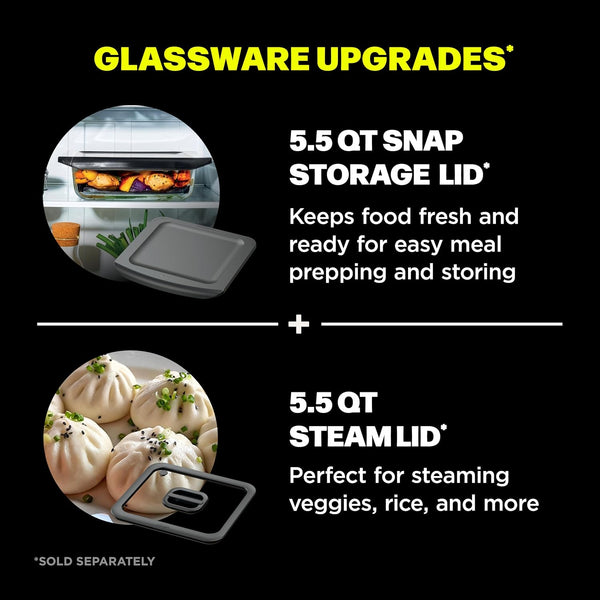 Ninja® Crispi™ Microwave & Air Fryer with Fusioncrisp, Silver, MW101 | Replaces a Countertop Microwave and Air Fryer with 14 Functions; Fast 1000W Microwave and Powerful 1700W Ninja® Air Fryer.10
