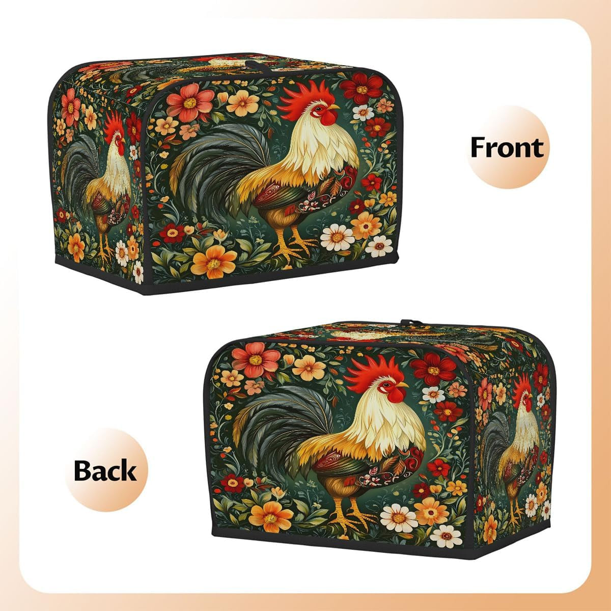 animal-rooster-flower-toaster-cover-4-slice-wide-slot-washable-kitchen-appliance-covers-fingerprint-bread-machine-dust-cover-small-toaster-oven-accessories-covers-bread-maker-bag-women-gift