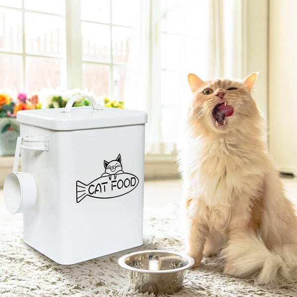 Vumdua Dog and Cat Food Storage Container, Farmhouse Pet Food Containers with Lid and Dry Food Scoop, Durable Airtight Great Gift for Pet Owners5