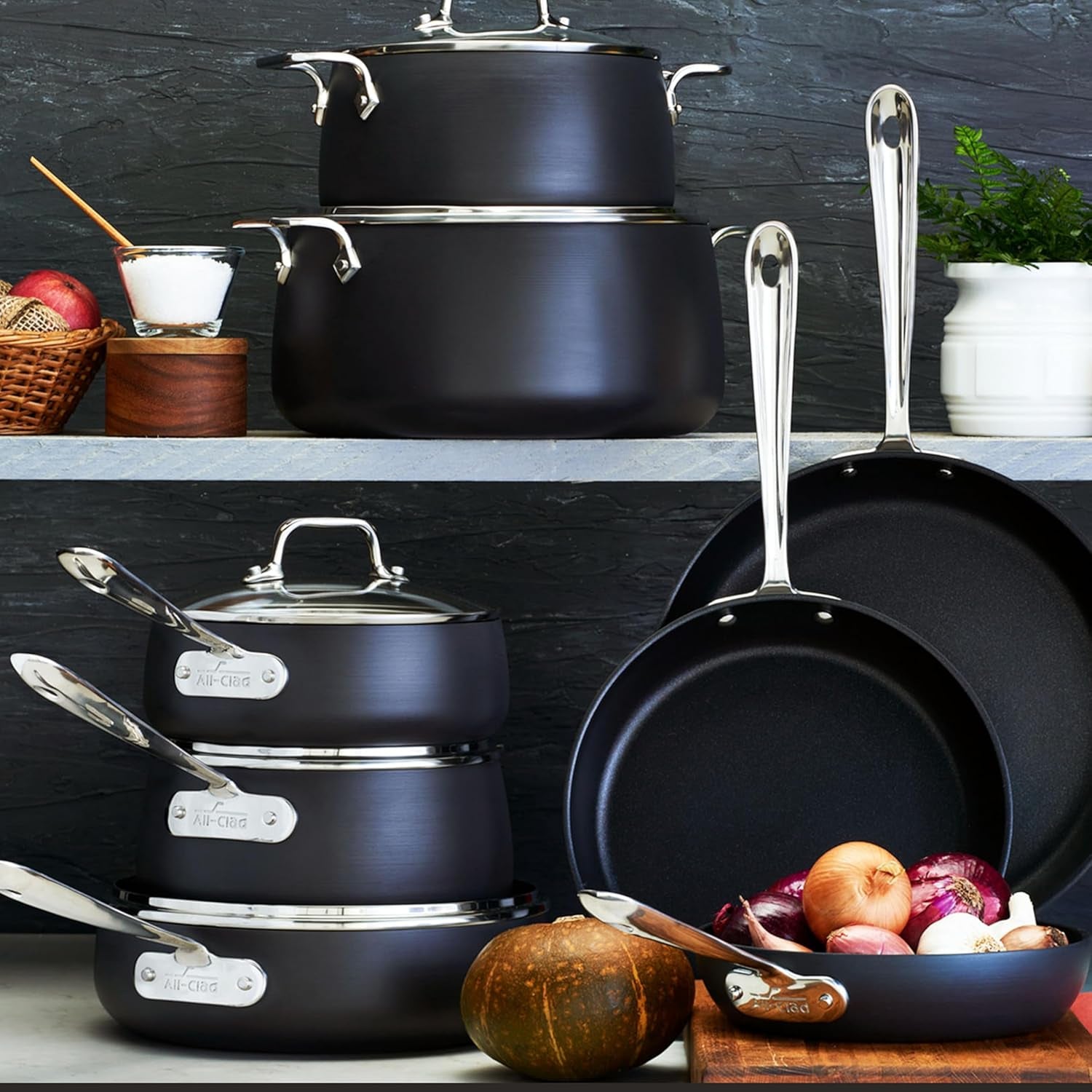 all-clad-ha1-hard-anodized-nonstick-8-piece-pots-and-pans-set-non-stick-cookware-sets-oven-broiler-safe-500f-black