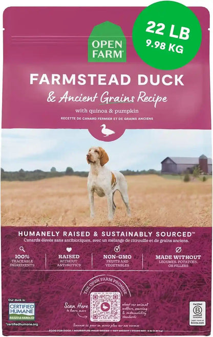 Open Farm Ancient Grains Dry Dog Food, Wild Caught Salmon Kibble, 22Lb Bag | All Life Stages, All Breed Sizes, Protein-Rich & Nutrient Dense, 100% Traceable Ingredients, Non-Gmo Fruits & Veggies.31
