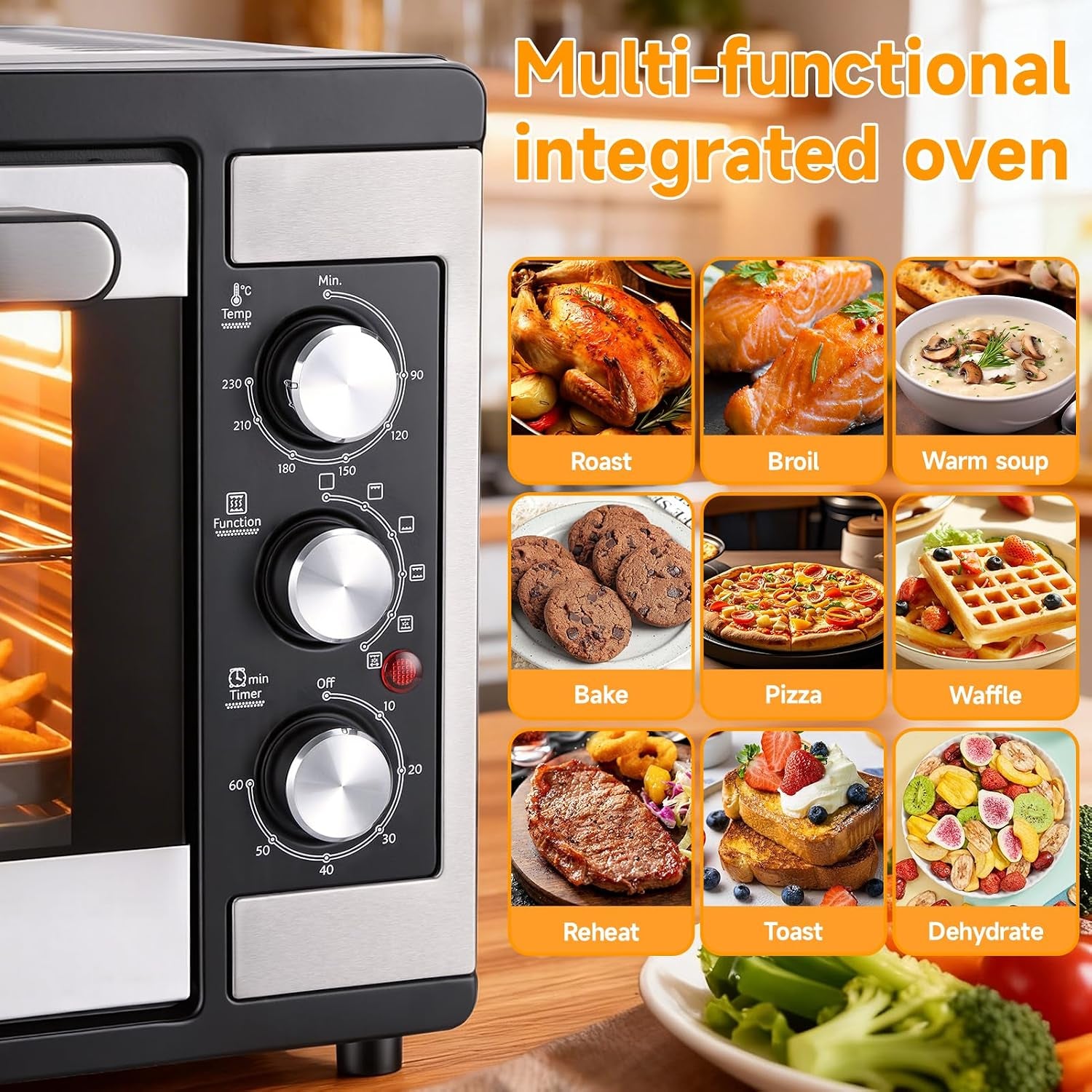 2026-new-large-46l-convection-toaster-oven-9-in-1-kitchen-countertop-oven-with-crispy-roast-dehydrate-rotisserie-includes-6-accessories-1500w-black-stainless-steel