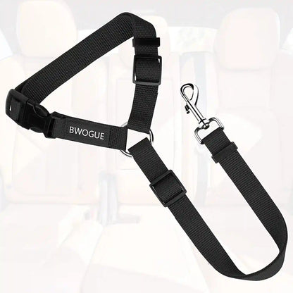 Adjustable Pet Seat Belt Restraint for Dogs and Cats - Vehicle Headrest Safety Harness (1 Pack)2