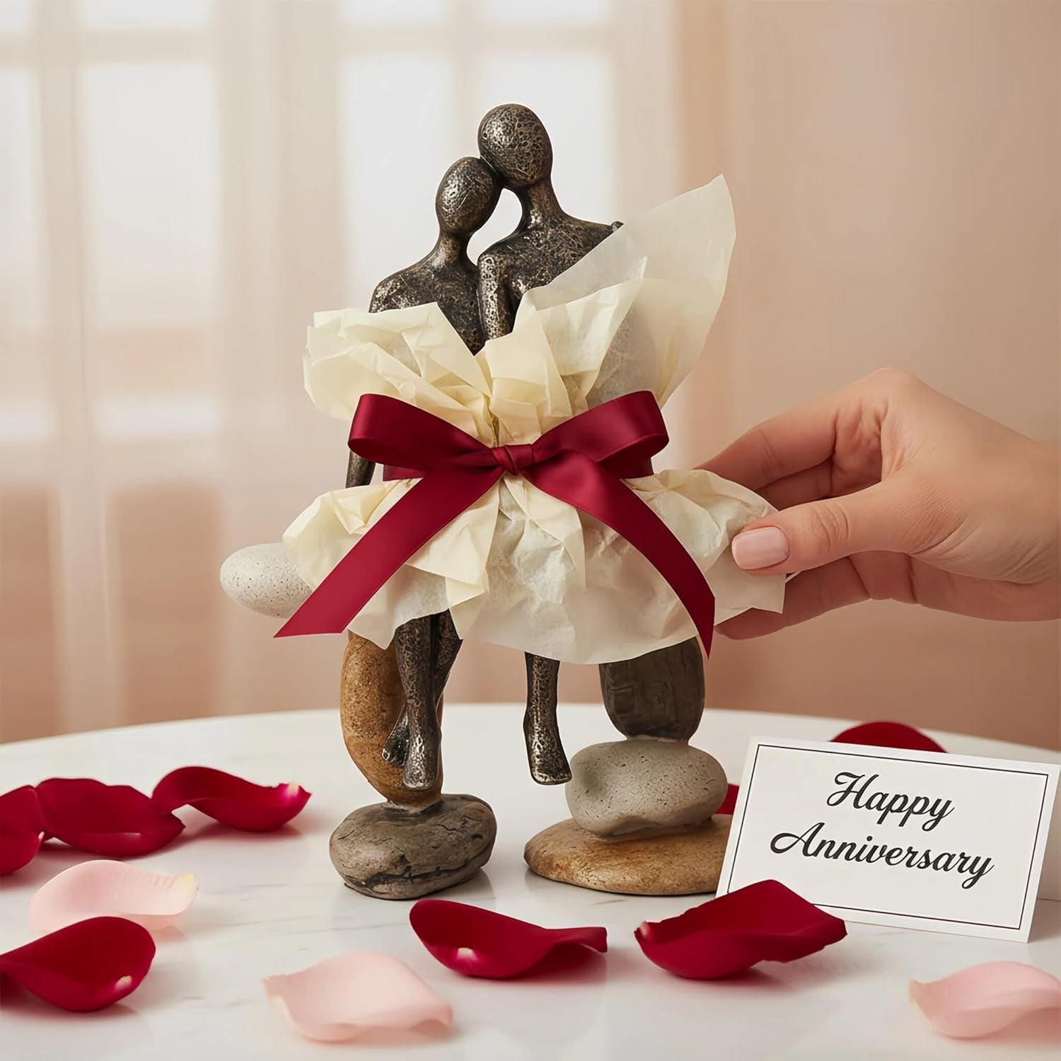 romantic-couple-figurines-sculpture-abstract-couple-sculpture-on-stone-bench-modern-home-decor-statue-unique-for-couple