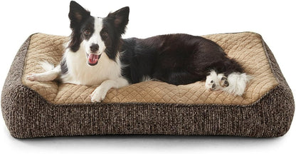 JOEJOY XL Orthopedic Dog Bed for Large Dogs, Extra Thick Foam Pet Bed Sofa | Bolster Sides, Large Sized Dog Couch Bed with Removable Washable Cover, Non-Slip Bottom, Grey (42"X30")20