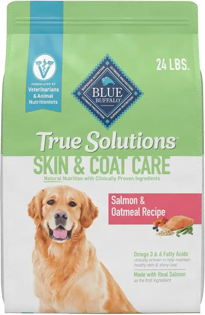 Blue Buffalo True Solutions Skin & Coat Care Natural Dry Dog Food for Adult Dogs, Salmon, 11-Lb. Bag13