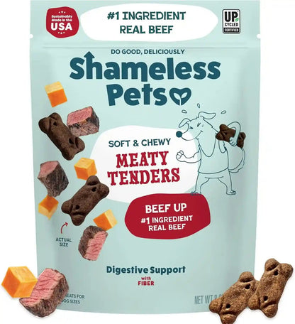 Shameless Pets Soft Dog Treats – Bacon Me Crazy Meaty Tenders, Soft & Chewy Treats for Dogs, Real Bacon 1St Ingredient, Grain Free, Healthy Treats for Small, Medium & Large Dogs, 8Oz12