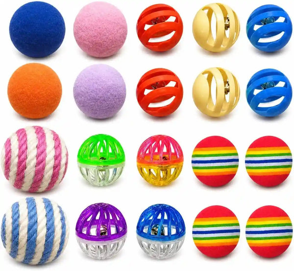Cat Toys for Indoor Cats, 34 Pack Interactive Cat Toy Set for Kitten | Kitten Toys Variety Pack with Chew Toy, Spring, Mouse & Ball, Ideal for Enrichment, Boredom Relief and Self Play, Toy Bulk9