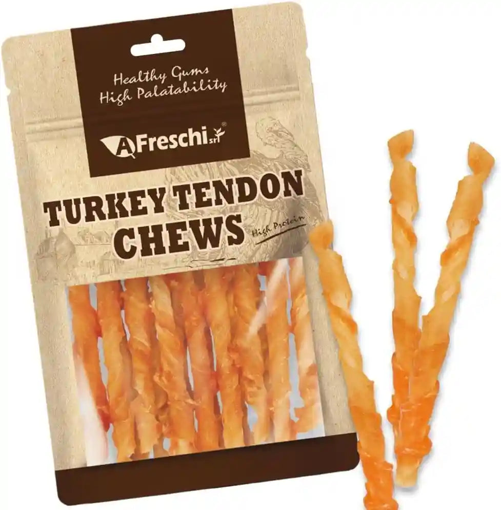 afreschi-turkey-tendons-dog-treats-braided-sticks-3-5-oz-rawhide-free-puppy-chews