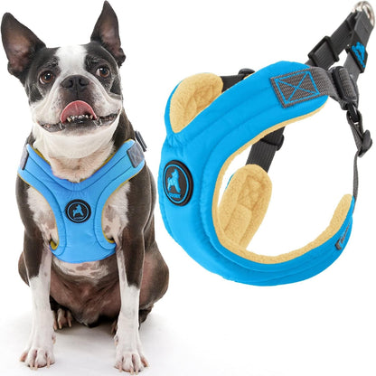 Gooby Escape Free Memory Foam Harness - Green, Large - No Pull Step-In Small Dog Harness with Four Point Adjustment - Perfect on the Go Dog Harness for Medium Dogs No Pull and Small Dogs9