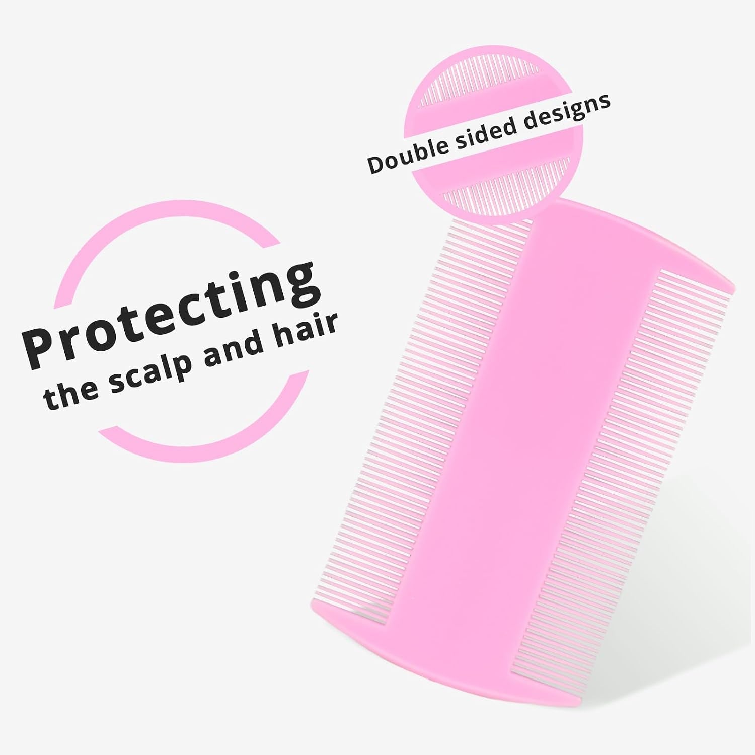 flea-comb-for-dogs-and-cats-lice-comb-with-rubber-handle-promotes-hair-growth-and-removes-loose-hair-knots-and-flakes-flea-brush-for-pets3p-pink