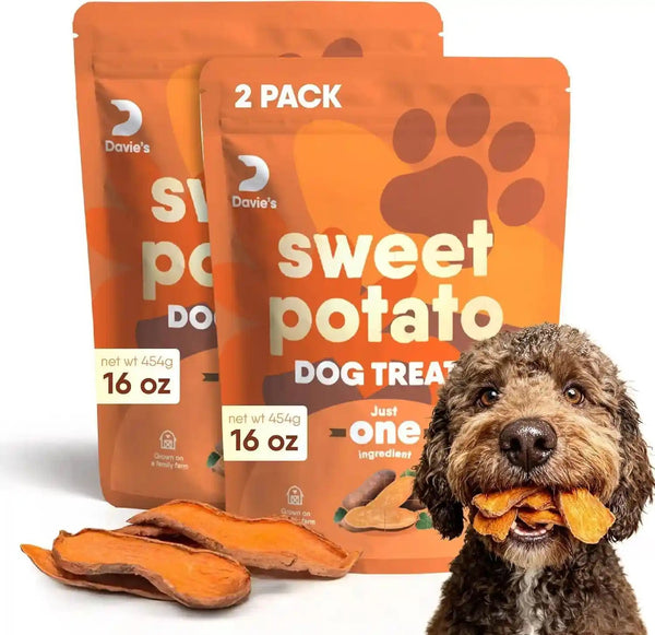 Davie'S Sweet Potato Dog Treats - Healthy, Natural Dog Chews, Low Fat, 1 Lb. Bag11