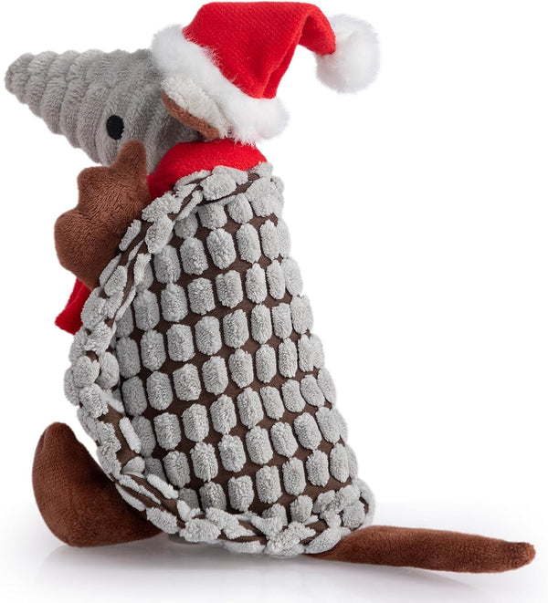 Hollypet Plush Squeaky Armadillo Chew Dog Toy for Small Medium, 8" | Cute Stuffed Armadillo Toy with Unique Grunt Squeaker & Textured Fabric for Teeth Cleaning. Great for Small & Medium Dogs21