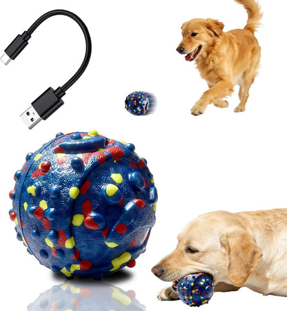 Interactive Dog Toys, Smart Dog Ball, E-TPU Material Automatic Moving, Bouncing, Vibrating Ball Durable Duraspin Design for Aggressive Chewers.Keeps Dogs Busy and Entertained.Suitable for All Dogs1