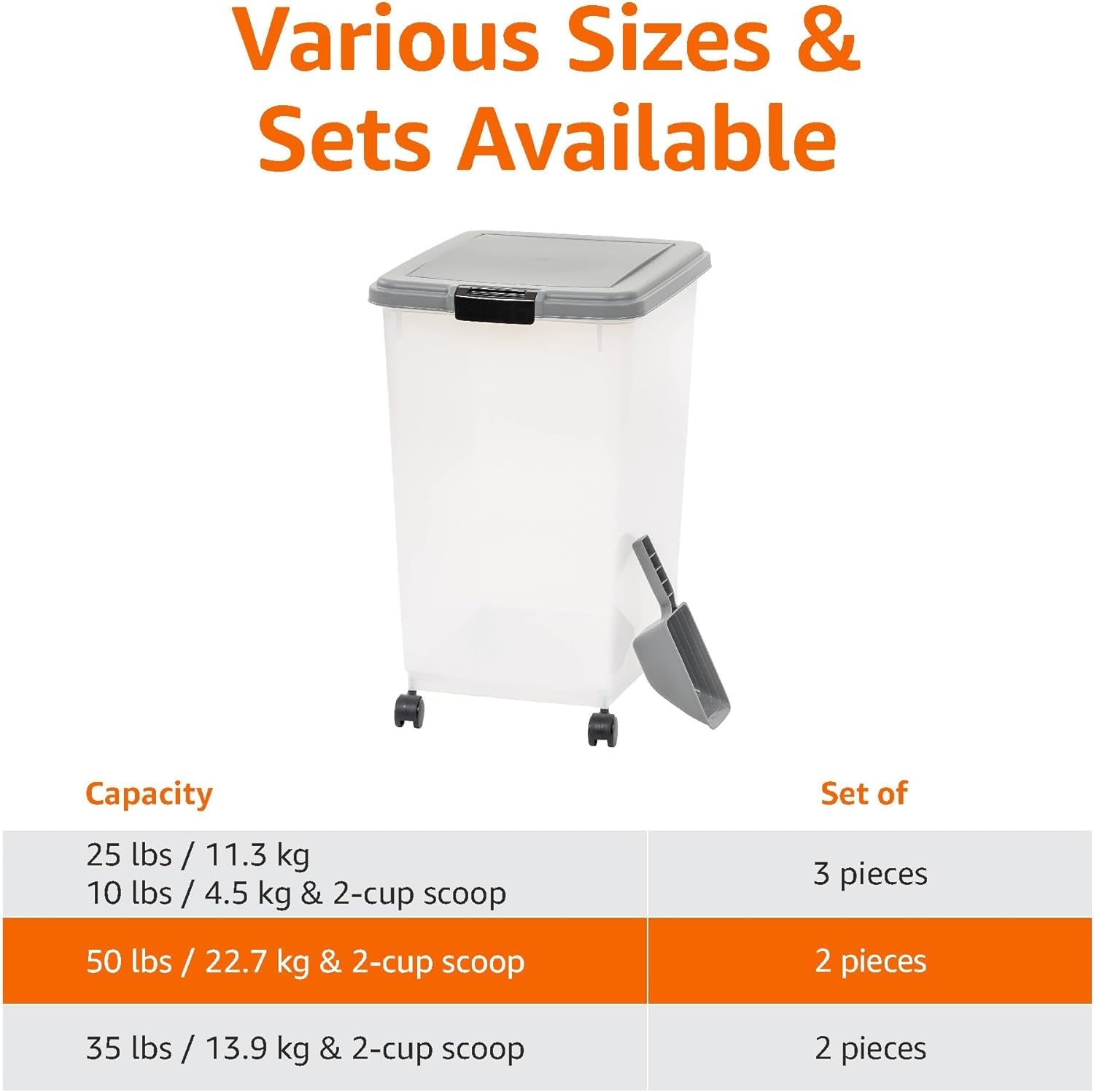 amazon-basics-airtight-pet-food-storage-container-with-scoop-bpa-free-removable-wheels-69-qt-gray