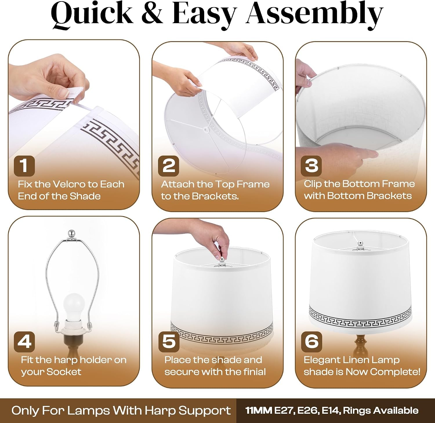 lamp-shades-set-of-2-𝐃𝐫𝐮𝐦-𝐒𝐡𝐚𝐩𝐞-lampshades-𝟏𝟏-𝟔-𝐓𝐨𝐩𝐱𝟏𝟐-𝟔-𝐁𝐨𝐭𝐭𝐨𝐦𝐱𝟗-𝟖-𝐇𝐢𝐠𝐡-fits-harp-style-bedside-floor-lamp-shades-easy-assemblyships-rolled-flatwhite-medium