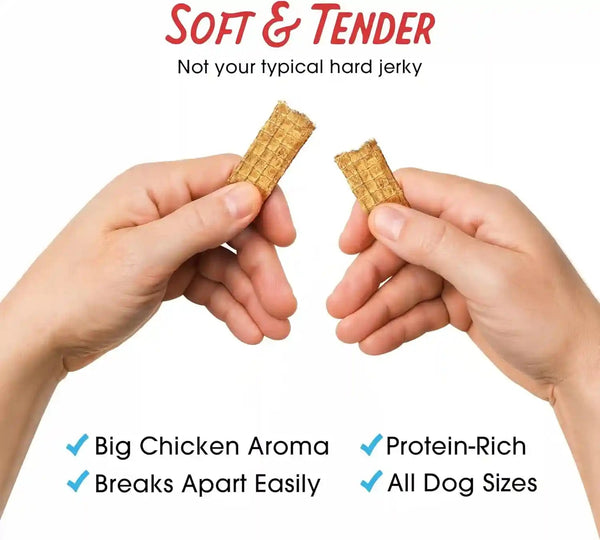 Farmland Traditions Filler Free Dogs Love Chicken Premium Jerky Treats for Dogs, 3 Lb. Bag6