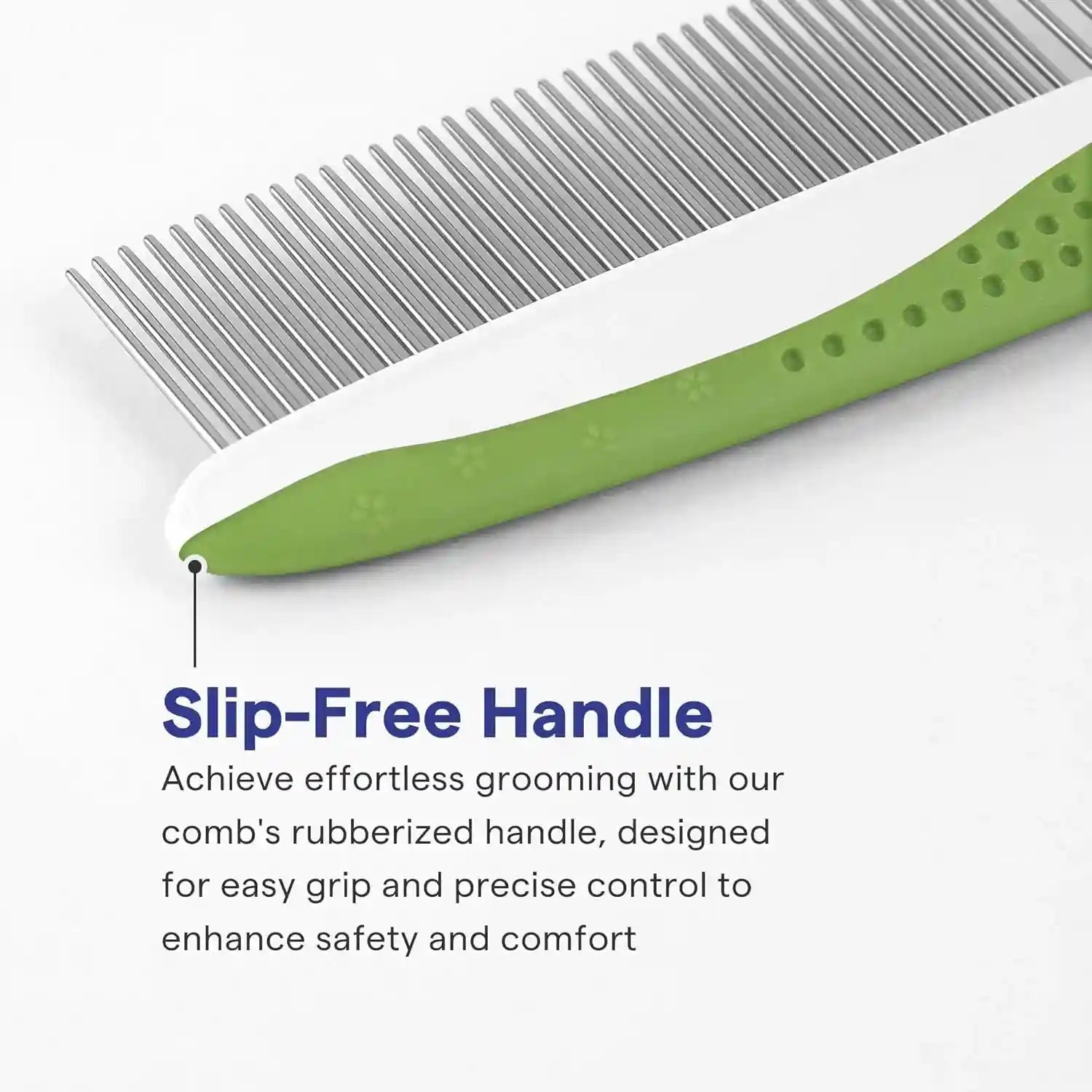 dog-cat-comb-removes-tangles-knots-and-matted-fur-grooming-tool-with-stainless-steel-teeth-and-non-slip-handle-best-pet-hair-comb-for-home-grooming-kit-includes-ebook-guide