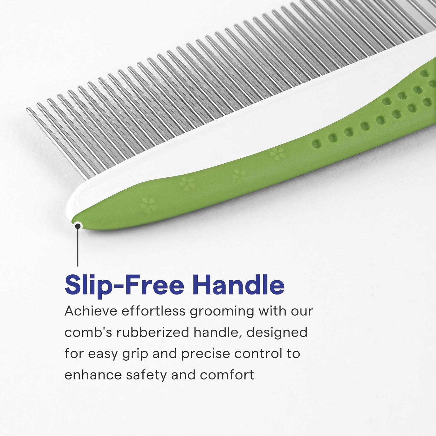 dog-cat-comb-removes-tangles-knots-and-matted-fur-grooming-tool-with-stainless-steel-teeth-and-non-slip-handle-best-pet-hair-comb-for-home-grooming-kit-includes-ebook-guide