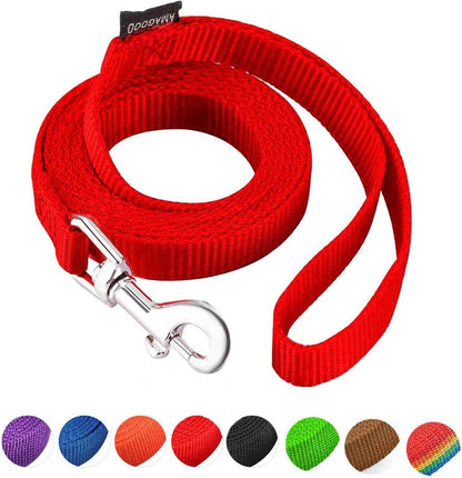 AMAGOOD 6 FT Puppy/Leash, Strong Traditional Style with Easy to Use Collar Hook, Great for Small, Medium and Large Dogs (5/8In X 6 Ft, Purple)61