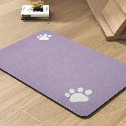 PADOOR Pet Feeding Mat-Absorbent Dog Mat for Food and Water Bowl-No Stains Easy Clean Dog Food Mat-Quick Dry Water Dispenser-Puppy Supplies Accessories17