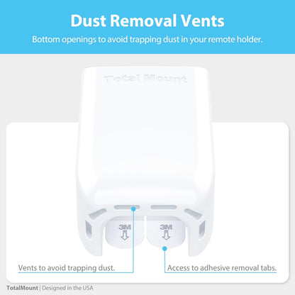Drop-Free Remote Holder – Removable Adhesive Strips – White | Designed in the USA – Simply Put the Remote in – No Tricky Magnet Alignment Needed7