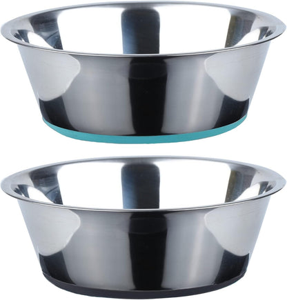 PEGGY11 Deep Stainless Steel Anti-Slip Dog Bowls - 2-Pack, 3 Cups10