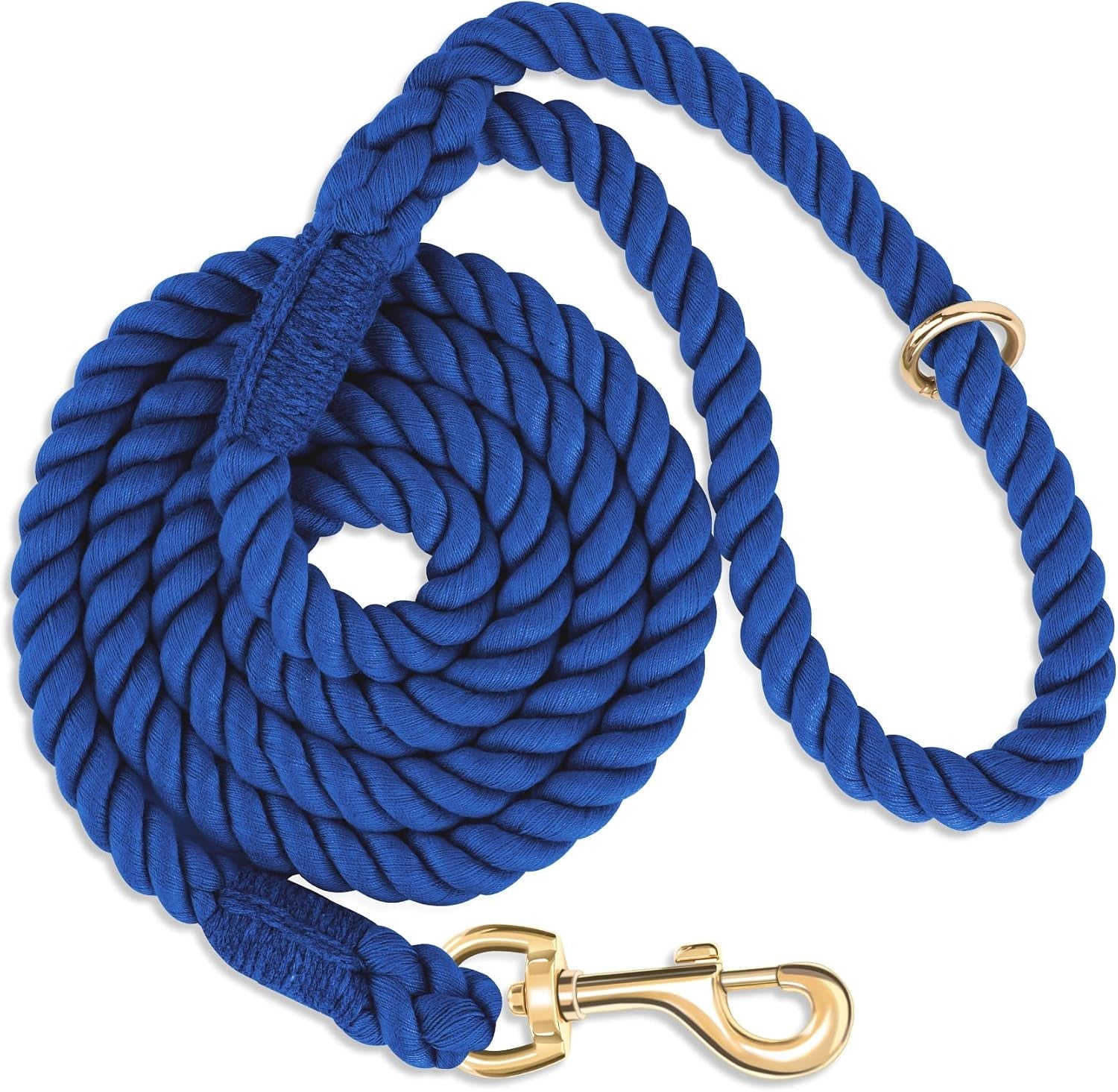 5-ft-handmade-rope-dog-leash-for-small-medium-and-large-dogs-soft-and-comfortable-grip-new-golden-heavy-duty-metal-clasp-colorful-macaron