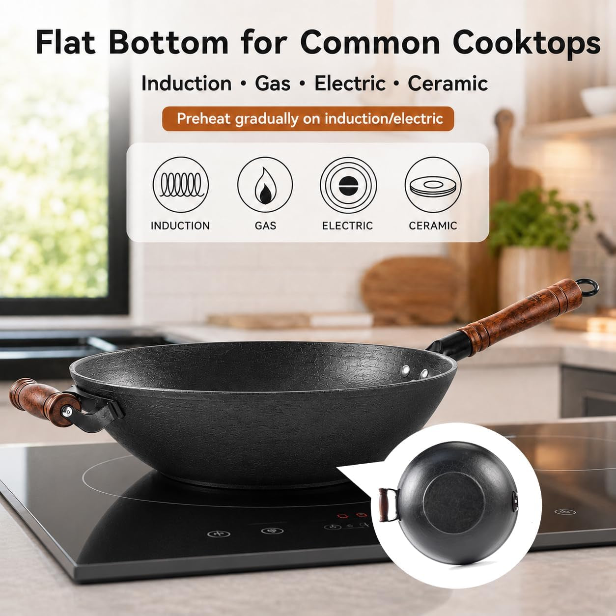 12-6-inch-cast-iron-wok-with-wooden-lid-handcrafted-flat-bottom-chinese-stir-fry-pan-uncoated-heavy-duty-iron-wok-for-induction-gas-electric-ceramic-stoves-uncoated-cast-iron-wok-with-wood-lid-for-induction-gas-and-electric-stoves-season-before-use
