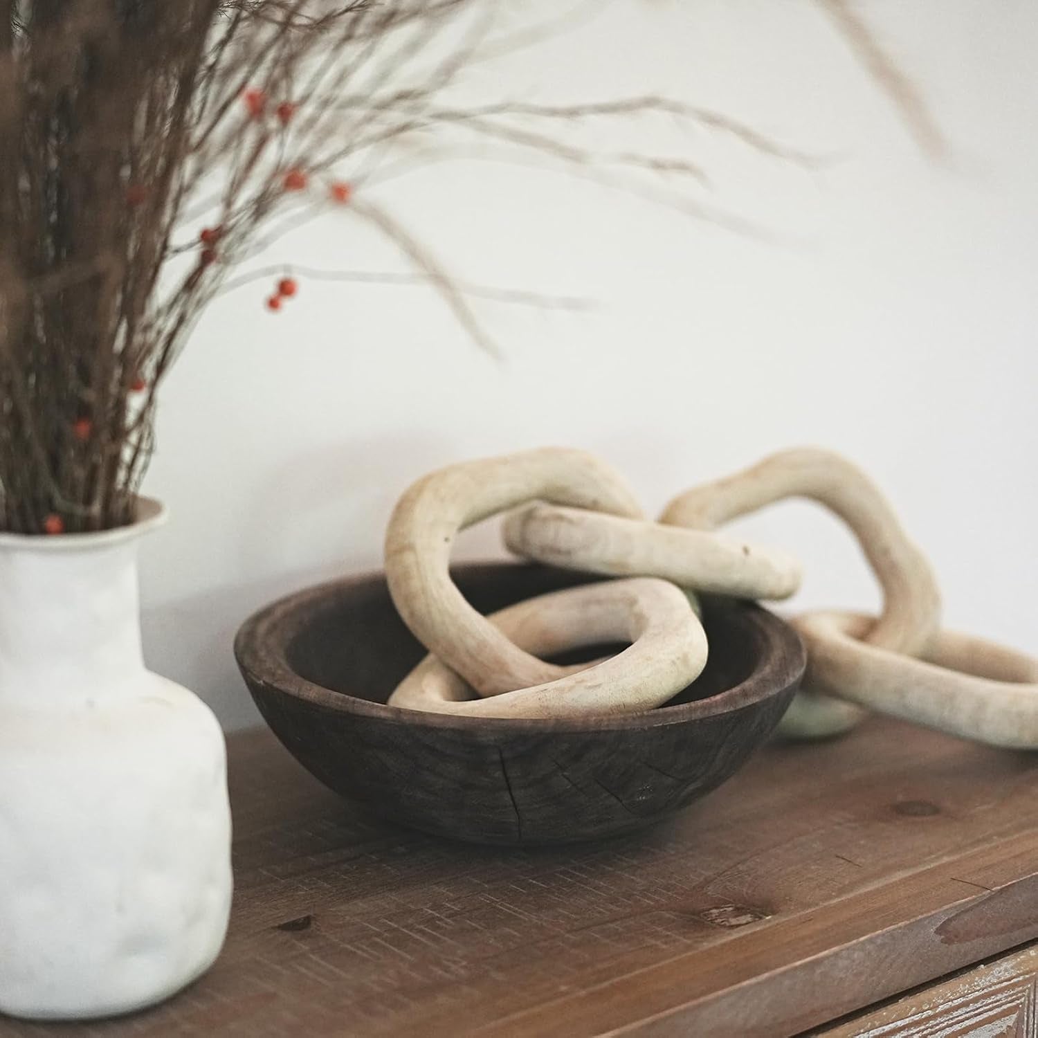 wooden-decorative-bowl-farmhouse-centerpiecebrown-rustic-home-decor-farmhouse-decor-dough-bowl