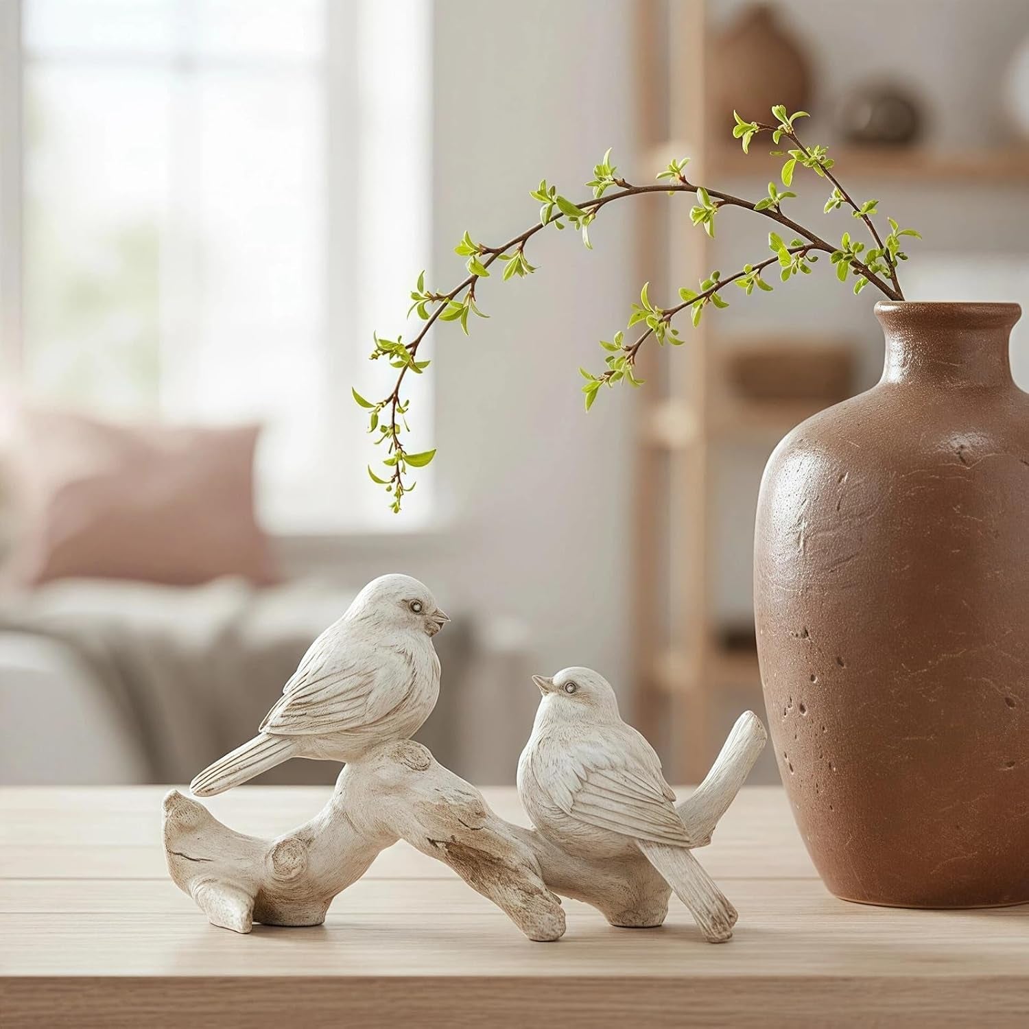 bird-figurines-home-decor-resin-tabletop-cream-love-birds-on-branch-farmhouse-shelf-desk-accent-for-living-room-bedroom-office-6-x-2-3-x-3-4-inches