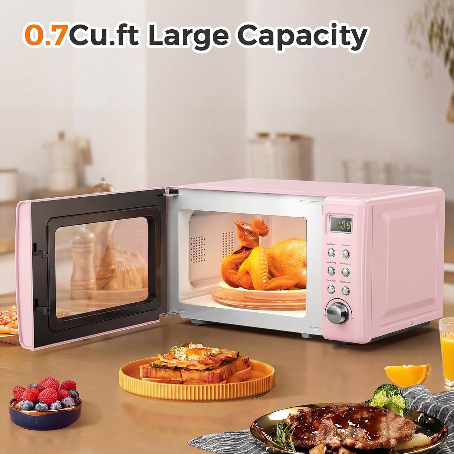 retro-microwave-0-7cu-ft-700-watt-countertop-microwave-5-micro-power-defrost-auto-cooking-function-led-display-child-lock-pink-small-microwave-for-kitchen-rv-dorm