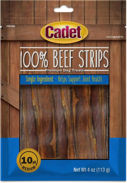 Cadet 100% Real Beef Strips Dog Treats, 8 Oz | Single Ingredient Beef Esophagus Dog Jerky, Healthy High Protein Dog Bones, Rawhide Alternative, for Small & Large Dogs13