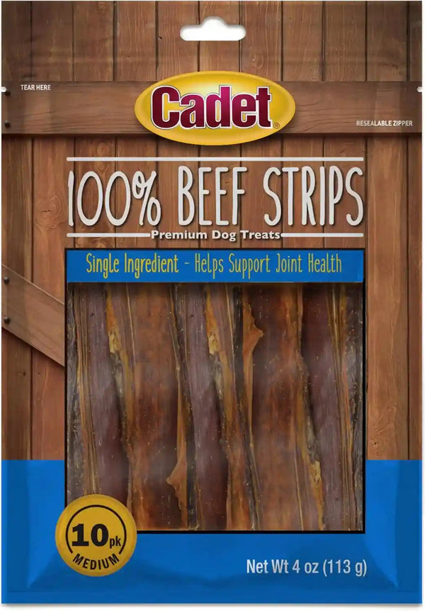 Cadet 100% Real Beef Strips Dog Treats, 8 Oz | Single Ingredient Beef Esophagus Dog Jerky, Healthy High Protein Dog Bones, Rawhide Alternative, for Small & Large Dogs13