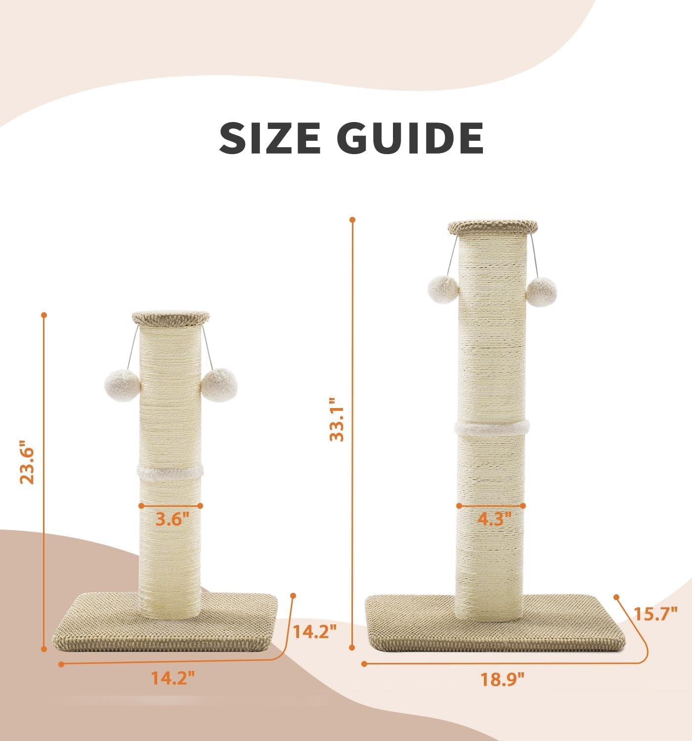 made4pets-tall-cat-scratching-post-23-6-natural-sisal-cat-scratcher-with-hanging-balls-heavy-duty-and-thicker-scratching-post-for-indoor-cats-adults-sturdy-base-cat-scratch-post-beige