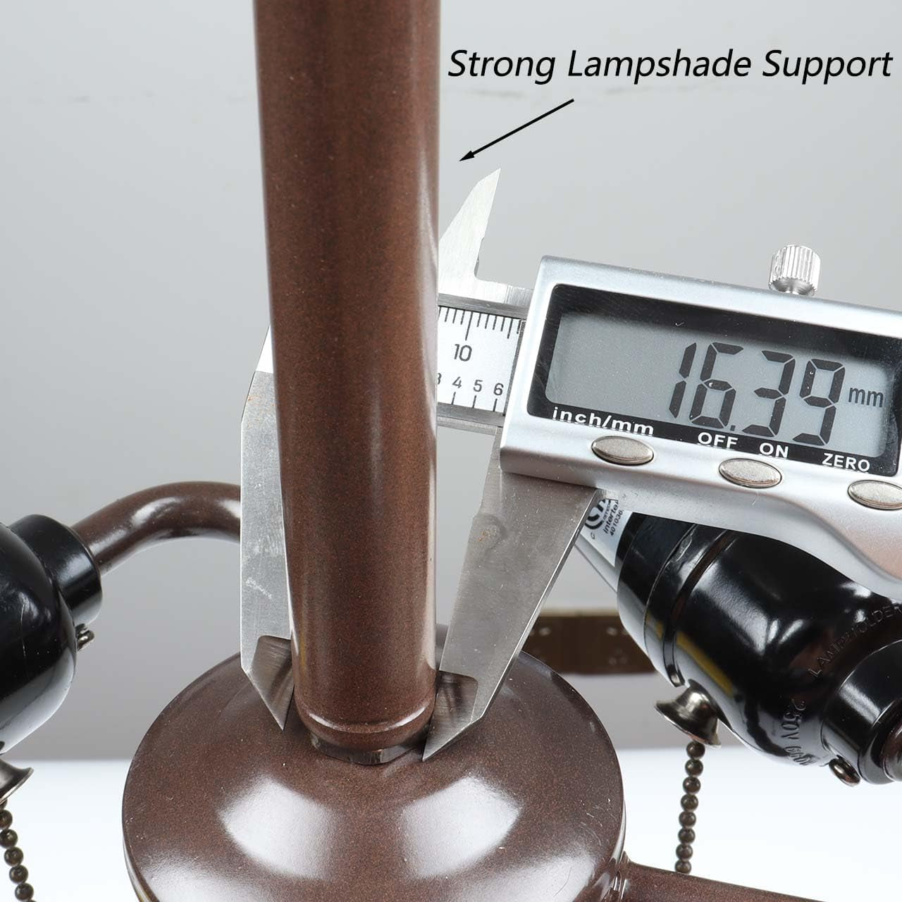 b10024-antique-metal-table-lamp-base-with-3-light-sockets-brown-7-wx25-h