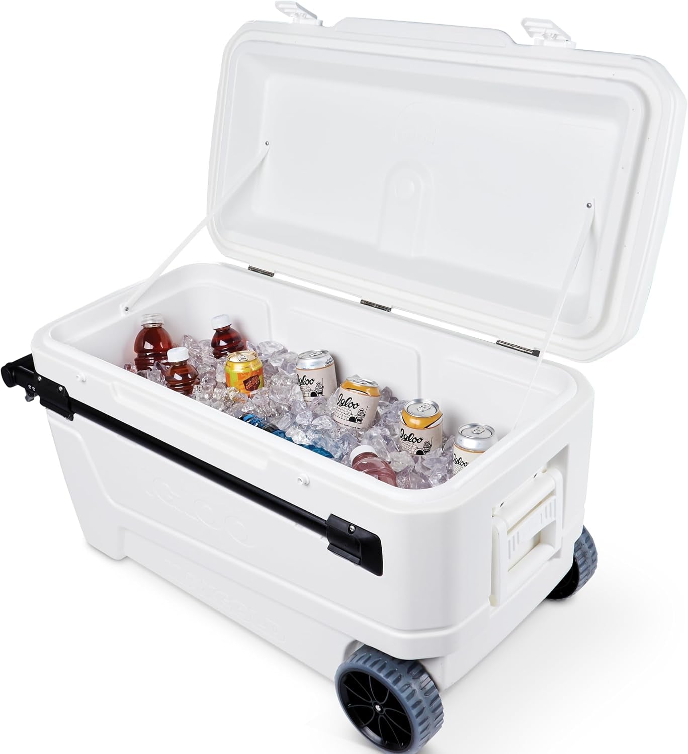 maxcold-glide-110qt-wheeled-cooler-insulated-hard-shell-ice-chest
