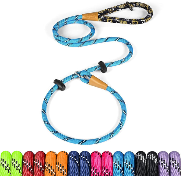 Lynxking Slip Lead Dog Leash Reflective, Heavy Duty Comfortable Strong Rope for Large Medium Small Dogs No Pull Pet Training (Light Green, Large 1/2In X 6Ft-Slip Lead)16
