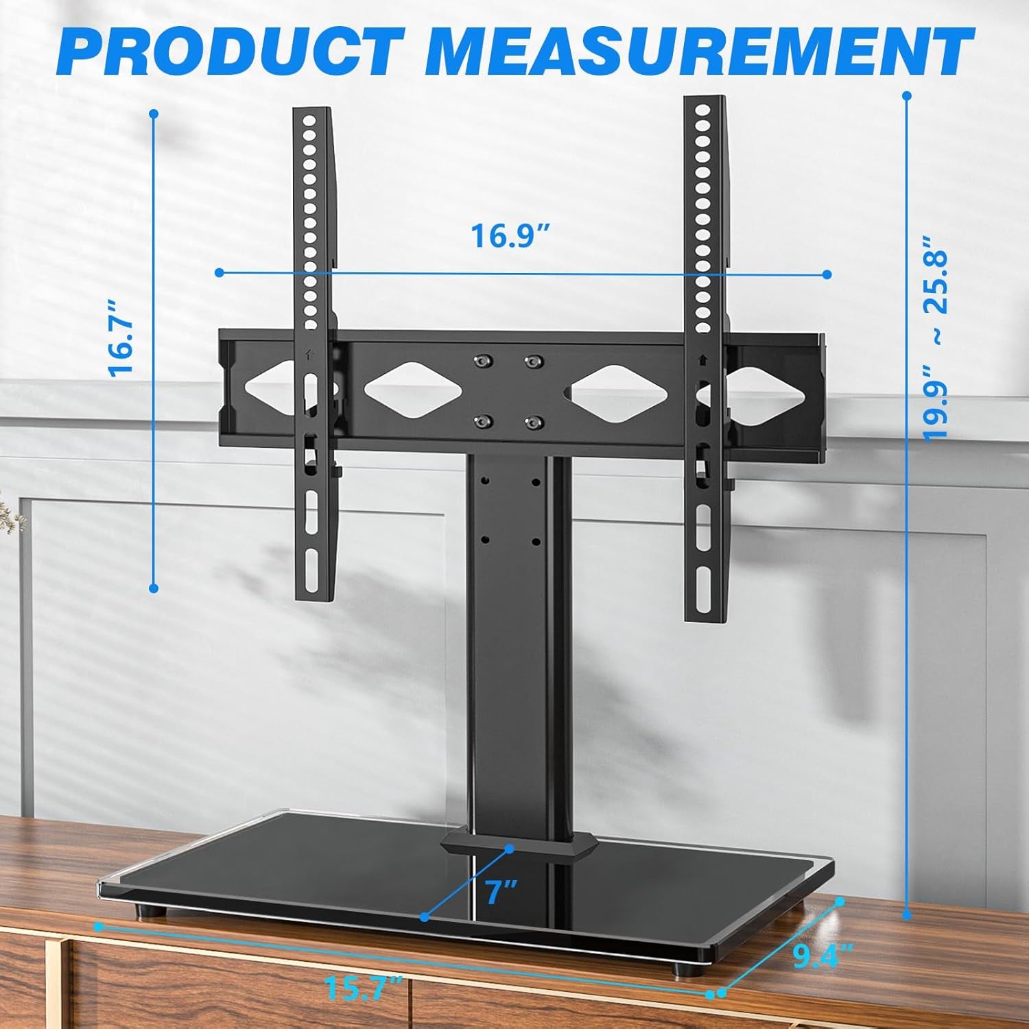 universal-tv-stand-for-27-60-inch-tvs-holds-up-to-88-lbs-tempered-glass-base-height-adjustable-max-vesa-400x400mm-flat-curved-screens-ideal-for-bedroom-living-room